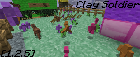 Clay Soldier мод для Minecraft 1.2.5
