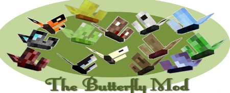 [1.2.5] The Butterfly v1.1 - Мод добавляющий бабочек